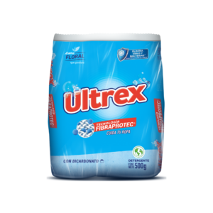 DETERGENTE POLVO 500 GR FLORAL ULTREX PQP DETER00936