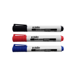 MARCADOR BORRABLE NEGRO TRITON