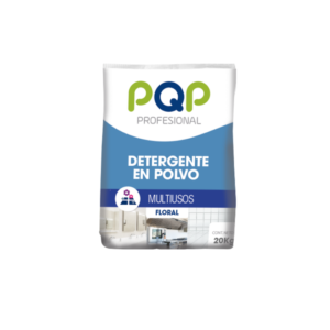 DETERGENTE POLVO 20 KG MULTIUSOS FLORAL PQP DETER01037