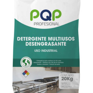 DETERGENTE POLVO 20 KG DESENGRASANTE S/AROMA PQP DETER01140