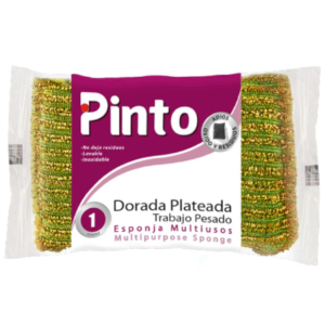 ESPONJA DORADA/PLATEADA TRABAJO PESADO REF 14167 PINTO FULLER