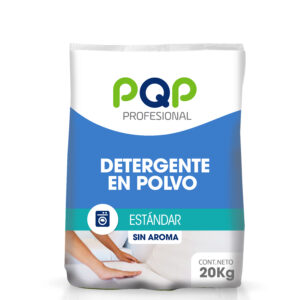 DETERGENTE POLVO 20 KG ESTANDAR S/AROMA AL 12% PQP DETER01009