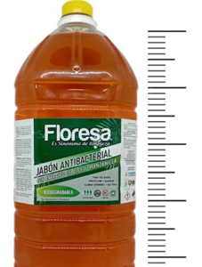 JABON LIQUIDO MANOS 3.8 ML ANTIBACTERIAL DURAZNO FLORESA