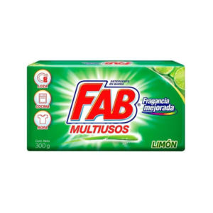 JABON BARRA X 300 GR VERDE LIMON FAB (CJX48)