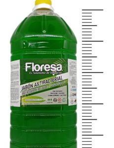 JABON LIQUIDO MANOS 3.8 ML ANTIBACTERIAL MANZANA FLORESA