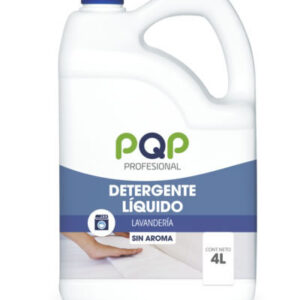 DETERGENTE LIQUIDO LAVANDERIA 4.000 ML S/AROMA PROFESIONAL PQP DETER01011