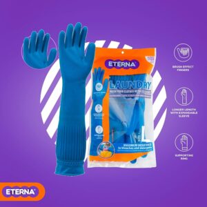 GUANTE EXTRA LARGO 43cm LAVANDERIA AZUL TL ETERNA