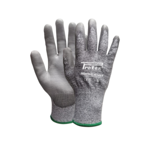 GUANTE MEGAFORTEX 4C GRIS HPPE POLIURETANO ANTICORTE TL PROTEX ETERNA