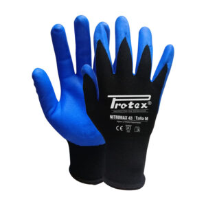 GUANTE NITRIMAX 43 AZUL NYLON-NITRILO ESPUMADO TL PROTEX ETERNA
