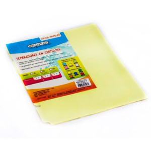 GUIA FOLDER CELUG. PQTEx10 AMARILLA