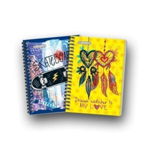 CUADERNO ARGOLLADO GRANDE 105 CUADROS P/DURA 80 HJS