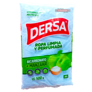 DETERGENTE POLVO 500 GR BICARBONATO/MANZANA DERSA