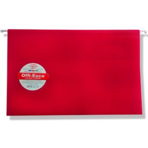 FOLDER COLGANTE OE-842 PLAST. OFICIO ROJO OFFI-ESCO