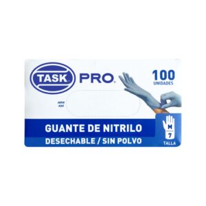 GUANTE NITRILO AZUL T M TASK PRO