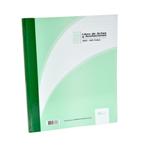 LIBRO ACTAS 100 FOLIOS P/DURA MARDEN