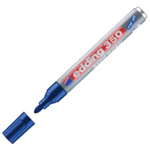MARCADOR AZUL 350 RECARGABLE EDDING
