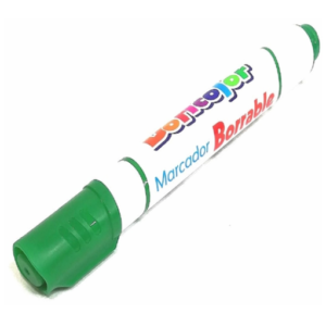 MARCADOR BORRABLE VERDE DORICOLOR