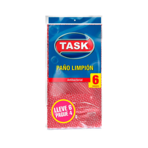 PAÑO LIMPION X 6 UDS (60×33 CM) TASK