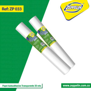 PAPEL FINO HOJA DE VIDA ZEPPELIN BLANCO pqt x 50 hjs